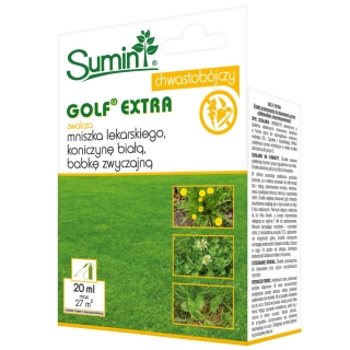 Golf Extra - zwalcza chwasty jednoroczne i wieloletnie w trawnikach - Sumin - 20 ml
