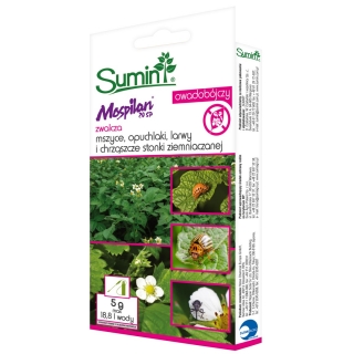 Mospilan 20 SP - zwalcza szkodniki - mszyca, larwy i chrząszcze stonki - Sumin - 5 g