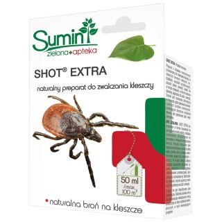 Shot Extra - zwalcza komary, meszki i kleszcze - Sumin - 50 ml