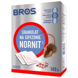 Granulat na nornice - Nornit - BROS - 7 x 20 g