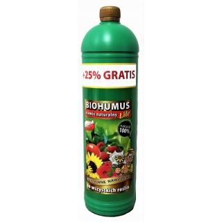Biohumus Life uniwersalny - naturalne nawożenie roślin - 1,25 litra