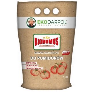 Biohumus Extra do pomidorów - sypki, bezpieczny i ekologiczny - 1 litr