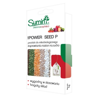 Power Seed P - do zaprawiania nasion na sucho, wygodny w użyciu, bogaty skład - Sumin - 5 g