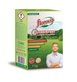 Nawóz do trawników o przyspieszonym działaniu - Florovit - 1 kg