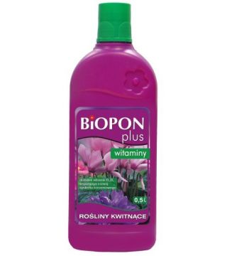 Nawóz z witaminami do roślin kwitnących - Biopon - 500 ml