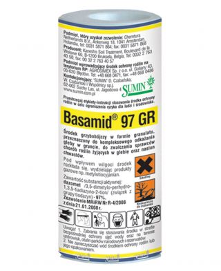 Basamid 97 GR - granulat grzybobójczy, owadobójczy i chwastobójczy do odkażania gleby - Sumin - 120 g
