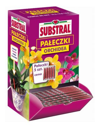 Pałeczki nawozowe do storczyków i orchidei - Substral - 5 x 4,5 g