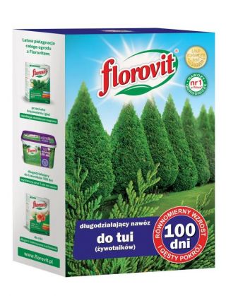 Nawóz 100 dni do tui (żywotników) - Florovit - 1 kg
