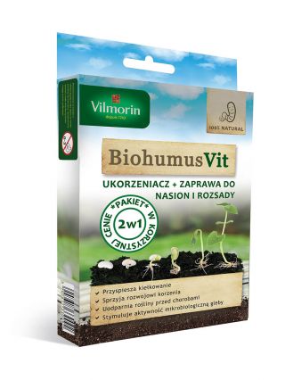 Biohumus VIT -  Zestaw ukorzeniacz i zaprawa do nasion SADZVIT EKO - Vilmorin - 0,2 l