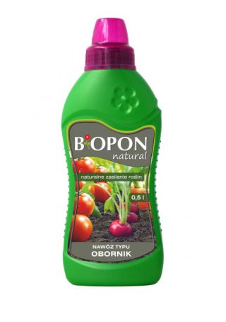 Obornik płynny do zasilania roślin - BIOPON - 0,5 l