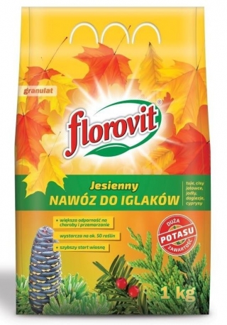 Nawóz jesienny do iglaków - Florovit - 3 kg