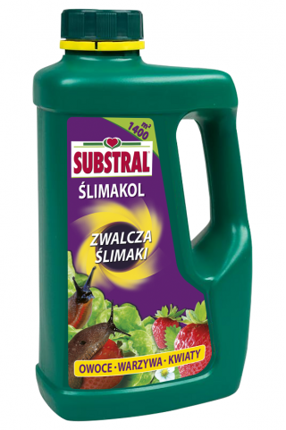 Ślimakol - zwalcza ślimaki na roślinach ozdobnych, warzywach i truskawkach - Substral - 1 kg