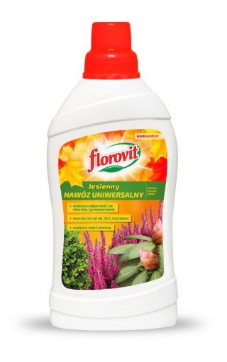 Nawóz jesienny uniwersalny - szybszy start roślin wiosną - Florovit - 1 l