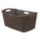 47-litre dark brown "My Style" laundry basket