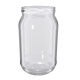 Słoje zakręcane szklane, słoiki - fi 82 - 900 ml + zakrętki białe - 8 szt.