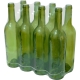 Butelka na wino - oliwkowa - 750 ml - 8 szt.