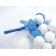 Automat do kulek śniegowych - śnieżkomat podwójny - Snowballee - niebieski