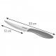 Nóż do steków biały - PRESTO - 12 cm - 6 szt