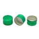 Zestaw butelek na nalewkę z zakrętkami zielonymi - piersiówka - 100 ml - 100 szt.