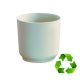 Doniczka zrobiona w 100% z materiałów z recyklingu - Satina Eco Recycled - 13 cm - szałwia