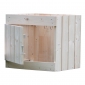 Dodatkowa komora do wędzarni ogrodowej drewnianej - 50 x 50 x 50 cm - surowa